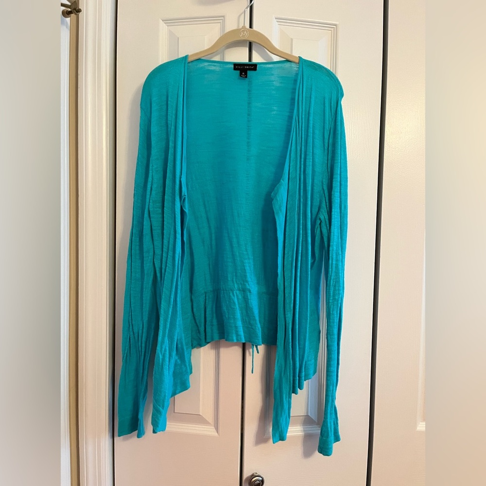 Turquoise cardigan